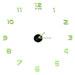 Настенные часы, 80 см. x 120 см, серебристые цена и информация | Часы | 220.lv