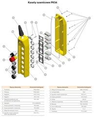 Celtņa vadības pults PKS-6W03 cena un informācija | Drošības sistēmas, kontrolieri | 220.lv