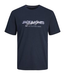 Jack & Jones мужская футболка 12256803*02, тёмно-синий 5715604774824 цена и информация | Мужские футболки | 220.lv