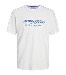 Jack & Jones мужская футболка 12256803*03, белый 5715604774855 цена и информация | Мужские футболки | 220.lv