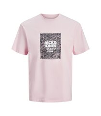 Jack & Jones vīriešu t-krekls 12262571*02, gaiši rozā 5715608881498 cena un informācija | Vīriešu T-krekli | 220.lv