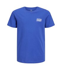 Jack & Jones bērnu t-krekls 12270181*01, zils 5715612873106 cena un informācija | Zēnu krekli | 220.lv