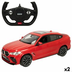 Tālvadības auto Rastar BMW X6 M, sarkans, 2 gab. cena un informācija | Rotaļlietas zēniem | 220.lv
