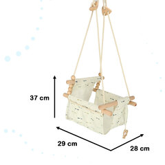 Bērnu koka šūpoles Ikonk цена и информация | Детские качели | 220.lv