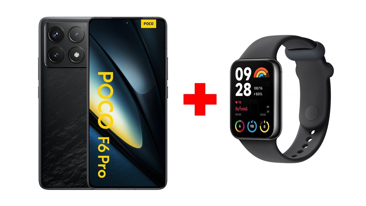 Xiaomi Poco F6 Pro 5G 12/512GB Black + Xiaomi Smart Band 8 Pro Black cena un informācija | Mobilie telefoni | 220.lv