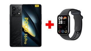 Xiaomi Poco F6 Pro 5G 16GB/1TB Black + Xiaomi Smart Band 8 Pro Black цена и информация | Мобильные телефоны | 220.lv