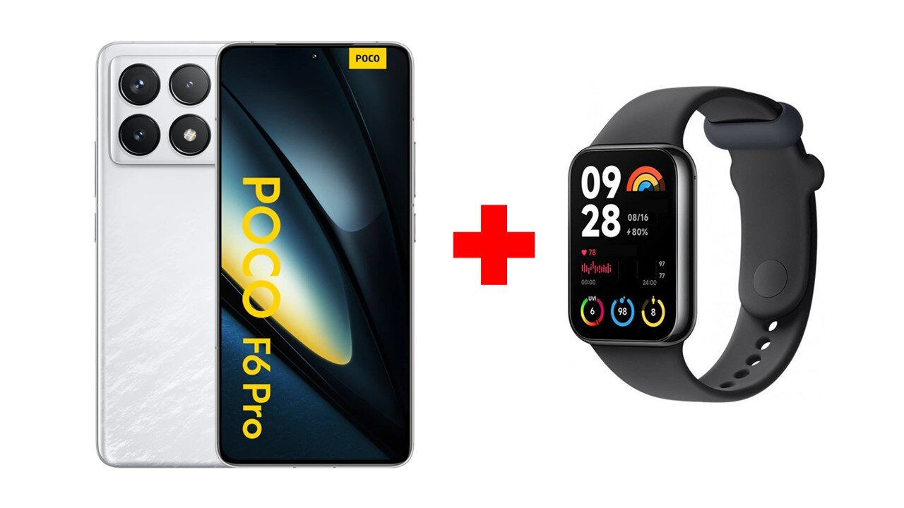 Xiaomi Poco F6 Pro 5G 16GB/1TB White + Xiaomi Smart Band 8 Pro Black цена и информация | Mobilie telefoni | 220.lv