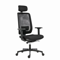 эргономичное офисное кресло powerton lucie, черный цена и информация | Офисные кресла | 220.lv