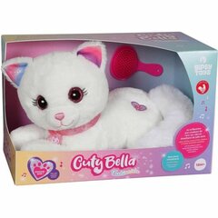 Pūkaina rotaļlieta ar skaņām Gipsy Cuty Bella, balta cena un informācija | Mīkstās (plīša) rotaļlietas | 220.lv