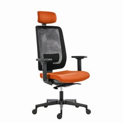 эргономичное офисное кресло powerton lucie, оранжевое цена и информация | Офисные кресла | 220.lv