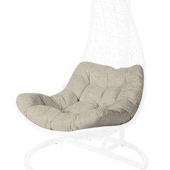 Krēsla spilvens Niva, 100 x 70 x 15 cm, Bēšs cena un informācija | Krēslu paliktņi | 220.lv