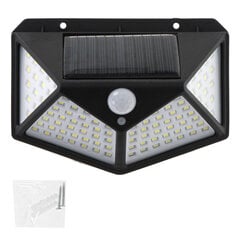 Lampa ar saules bateriju Ikonk KX5087, melna цена и информация | Уличное освещение | 220.lv