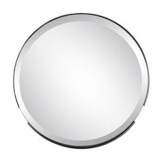 Настенное зеркало 41 x 3 x 41 cm Чёрный Металл цена и информация | Зеркала | 220.lv