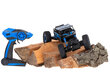 RC auto ar tālvadības pulti Rock Crawler 1:18 4WD, zils cena un informācija | Rotaļlietas zēniem | 220.lv