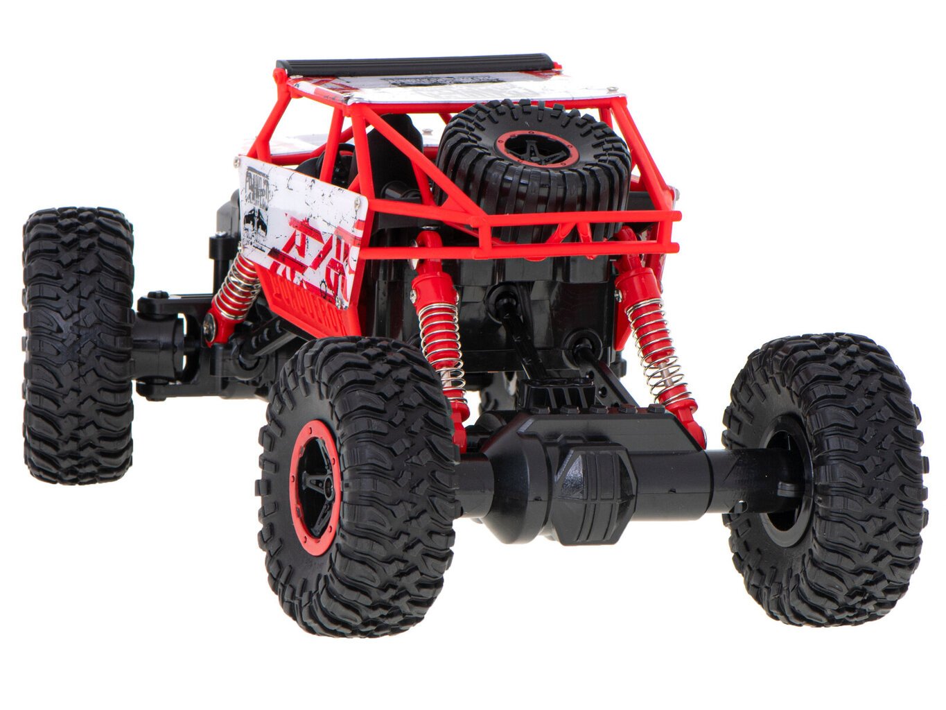 RC auto ar pulti Rock Crawler 1:18 4WD, sarkans cena un informācija | Rotaļlietas zēniem | 220.lv