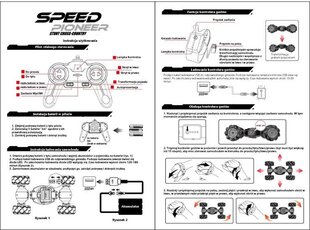 Radiovadāms auto Speed ​​​​Pioneer, sarkans цена и информация | Игрушки для мальчиков | 220.lv