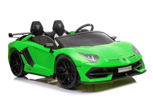 Auto na akumulator Lamborghini Aventador SX2028 Zielony cena un informācija | Bērnu elektroauto | 220.lv
