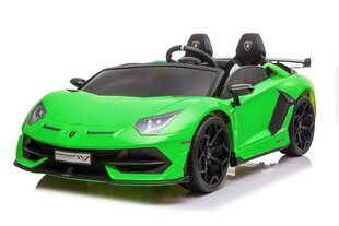 Auto na akumulator Lamborghini Aventador SX2028 Zielony cena un informācija | Bērnu elektroauto | 220.lv