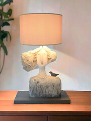 Ihmehalli galda gaismeklis Sculptural Papier-Mâché cena un informācija | Galda lampas | 220.lv