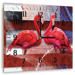 Sienas pulkstenis Flamingo pāris цена и информация | Часы | 220.lv