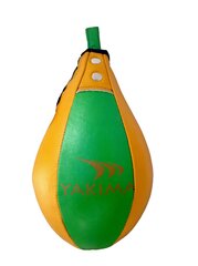Boksa maiss Yakima, zaļš/dzeltens cena un informācija | Bokss un austrumu cīņas | 220.lv