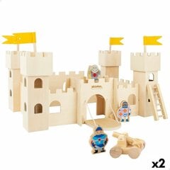 Koka kluču komplekts Castle Woomax, 9 d, 2 gab. цена и информация | Игрушки для малышей | 220.lv