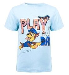 Футболка для мальчиков Paw Patrol, синяя цена и информация | Рубашки для мальчиков | 220.lv