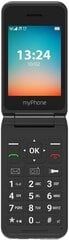 MyPhone Flip LTE Dual black|blue cena un informācija | Mobilie telefoni | 220.lv