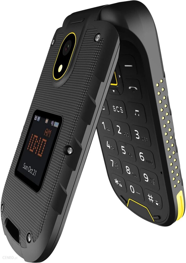 MyPhone Hammer Bow LTE Dual Sim Black|Yellow cena un informācija | Mobilie telefoni | 220.lv