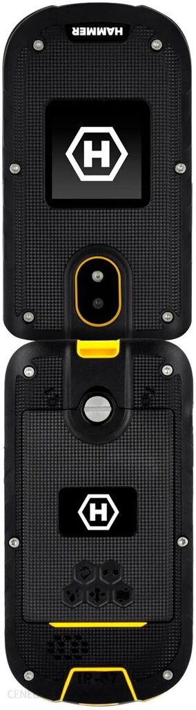 MyPhone Hammer Bow LTE Dual Sim Black|Yellow cena un informācija | Mobilie telefoni | 220.lv