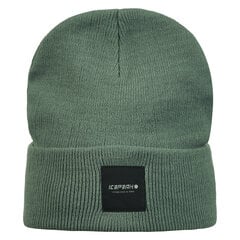 Icepeak cepure HARCOURT, zaļa cena un informācija | Vīriešu cepures, šalles, cimdi | 220.lv