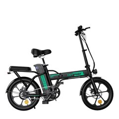 Elektriskais velosipēds Hitway BK5, 16", melns/zaļš cena un informācija | Elektrovelosipēdi | 220.lv