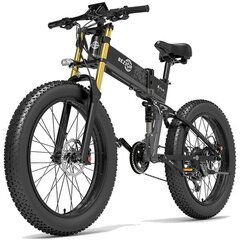 Elektriskais velosipēds Bezior X-Plus, 26", melns cena un informācija | Elektrovelosipēdi | 220.lv