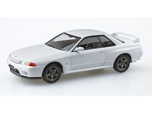 Saliekamā automašīna Aoshima The Snap Kit Nissan R32 Skyline GT-R Cristal White cena un informācija | Konstruktori | 220.lv