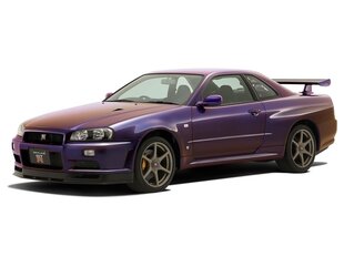Saliekamā automašīna Aoshima Snap Nissan R34 Skyline GT-R Midnight Purple cena un informācija | Konstruktori | 220.lv