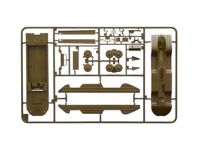 Saliekamais modelis Italeri DUKW 2 1/2 tonnas GMC kravas automašīnas amfībijas versija D-Day 80° cena un informācija | Konstruktori | 220.lv