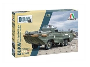 Italeri - DUKW 2 1/2 ton GMC truck amphibious version "D-Day 80° Anniversary", 1/72, 7022 цена и информация | Конструкторы и кубики | 220.lv