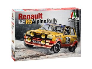 Italeri - Renault R5 ALPINE RALLY, 1/24, 3652 cena un informācija | Konstruktori | 220.lv