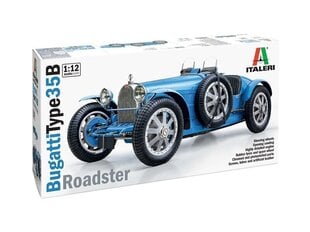 Italeri - Bugatti Type 35B Roadster, 1/12, 4713 cena un informācija | Konstruktori | 220.lv