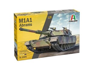 Italeri - M1A1 Abrams, 1/35, 6596 cena un informācija | Konstruktori | 220.lv