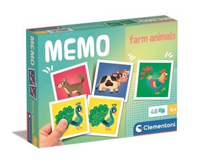 Atmiņas spēle Noli Farm Animals Clementoni cena un informācija | Galda spēles | 220.lv