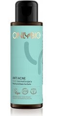 Sejas toniks OnlyBio Anti Acne Normalizing Matcha & White Tea, 100 ml cena un informācija | Sejas ādas kopšana | 220.lv