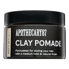 Modelēšanas māls vidēji stingrai fiksācijai Apothecary87 Clay Pomade, 50 ml cena un informācija | Matu veidošanas līdzekļi | 220.lv