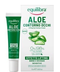 Acu krēms Equilibra Aloe Contour Eye, 15 ml cena un informācija | Acu krēmi, serumi | 220.lv