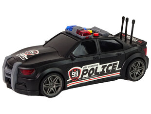 Rotaļlietu policijas sporta automašīna 1:16, melna cena un informācija | Rotaļlietas zēniem | 220.lv
