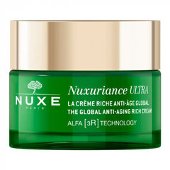 Krēms sausai ādai Nuxe Nuxuriance Ultra The Global Anti-Aging Rich, 50ml cena un informācija | Sejas krēmi | 220.lv