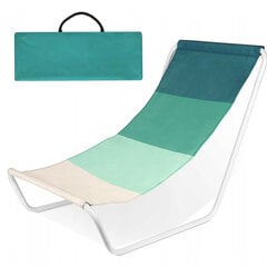 Saliekams pludmales krēsls, Omimar, zaļš cena un informācija | Dārza krēsli | 220.lv