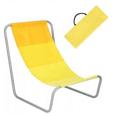Saliekams pludmales krēsls, Omimar, dzeltens cena un informācija | Dārza krēsli | 220.lv