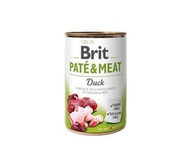 Brit Care Duck Paté & Meat влажный корм для собак, 400 г цена и информация | Консервы для собак | 220.lv