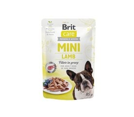 Brit Care Mini Lamb fillets in гravy влажный корм для собак мелких пород, 85 г x 24 цена и информация | Консервы для собак | 220.lv